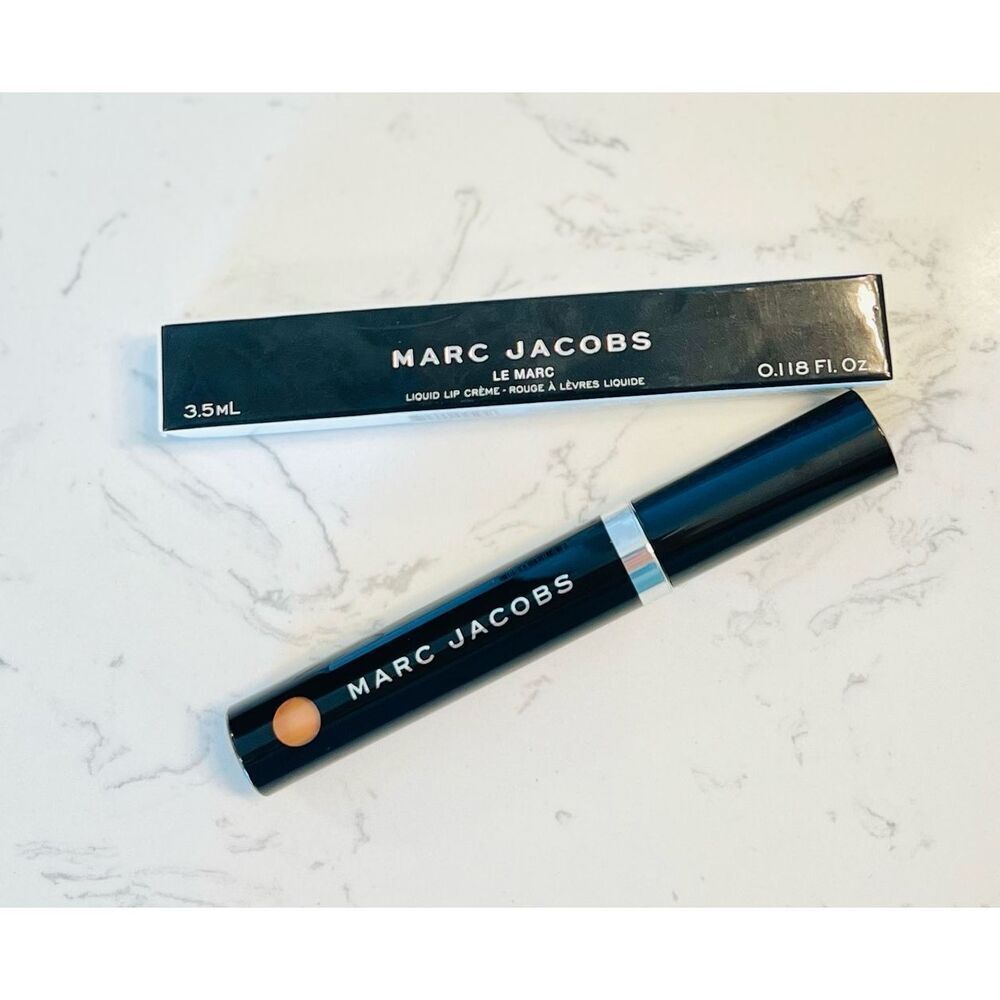 Marc Jacobs Beauty Le Marc Liquid Lip Crème Yours To Try 450 Cream Plump Sheen